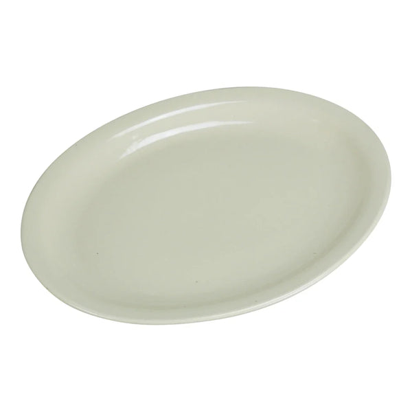 Yanco NR-12 Normandy Platter, Narrow Rim, 9.5" Lenth, 7.5" Width, China, Pack of 24