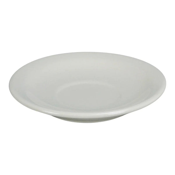 Yanco NR-2 Normandy Saucer, Narrow Rim, 5.5" Diameter, China, Pack of 36