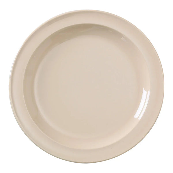 Yanco NS-105T Nessico Round Plate, 5.5" Diameter, Melamine, Tan Color, Pack of 48