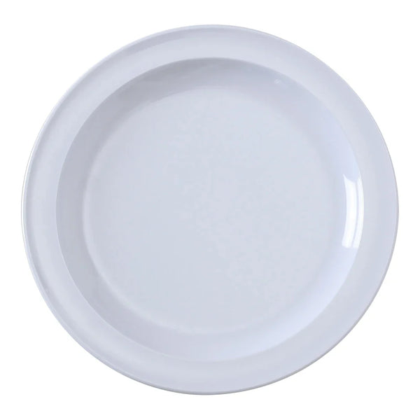 Yanco NS-105W Nessico Round Plate, 5.5" White Melamine, Pack of 48