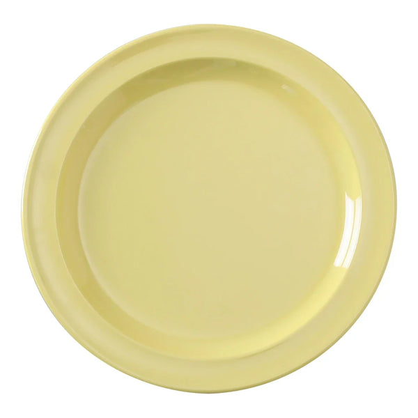 Yanco NS-105Y Nessico Round Plate, 5.5" Yellow Melamine, Pack of 48