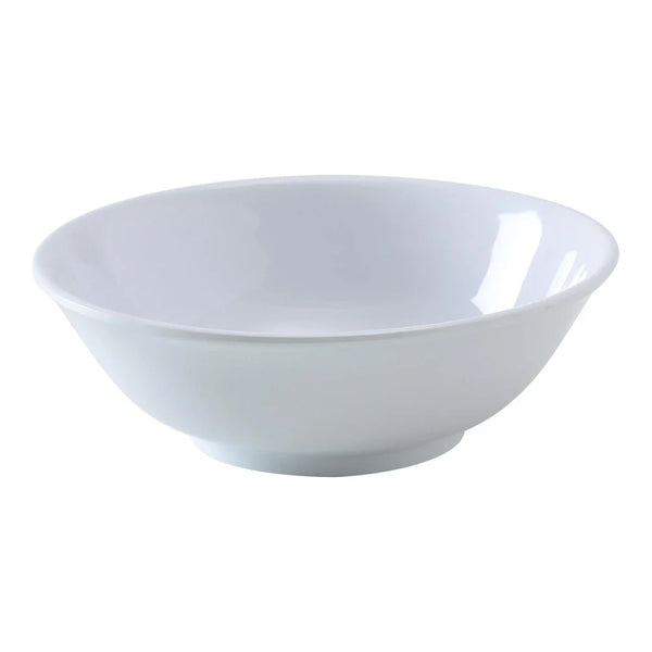 Yanco NS-5060W Nessico Rimless Bowl, 22 oz Capacity, 2.15" Height, 6.75" White Melamine, Pack of 24