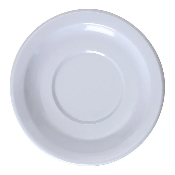 Yanco NS-9012W Coupe Pattern Saucer, 5.5" Diameter, Melamine, White Color, Pack of 48