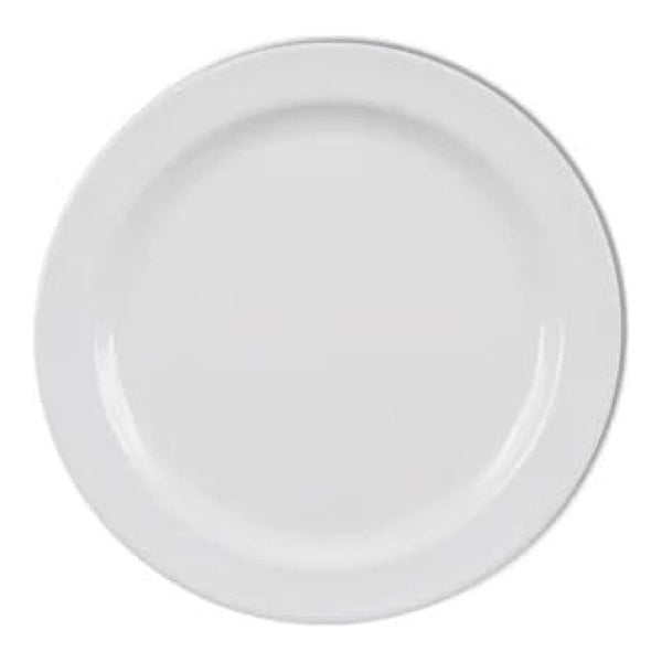 Thunder Group NS106W Melamine 6-1/2" x 5/8" Round Plate Pack of 12