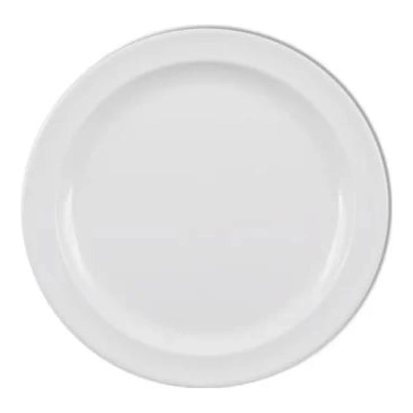 Thunder Group NS109W 9" x 3/4" Melamine Dinner Plate Pack of 12