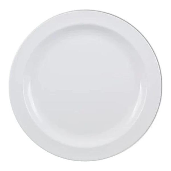 Thunder Group NS110W 10-1/4" x 1" Melamine Dinner Plate Pack of 12