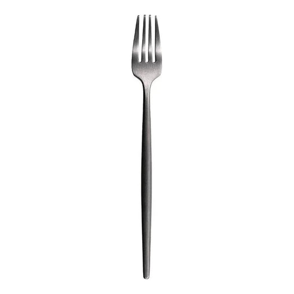 Furtino England Oscar Table Fork Matt Silver 18/10 Stainless Steel Table Fork 8mm, Pack Of 12