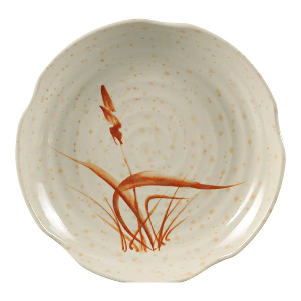 Yanco OR-1810 Orchis 10.5" Lotus Shape Plate, Melamine, Pack of 24