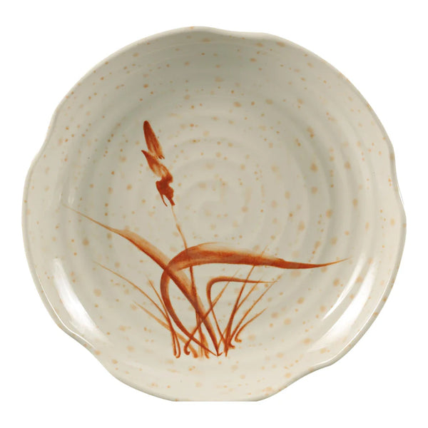 Yanco OR-1812 Orchis 12" Lotus Shape Plate, Melamine, Pack of 24