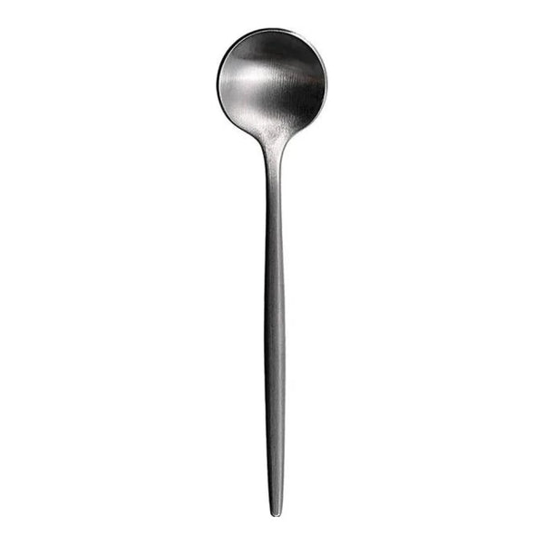 Furtino England Oscar Table Spoon Matt Silver 18/10 Stainless Steel Table Spoon 8mm, Pack Of 12