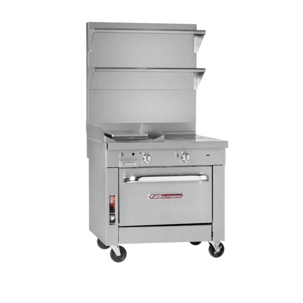 Southbend Platinum P32A-HC Gas Range 32” Hot Top 16” Charbroiler With Convection Oven 125000 BTU