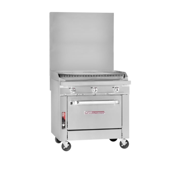 Southbend Platinum P32C-CC Gas Range , 32" Charbroiler With Cabinet Base 80000 BTU