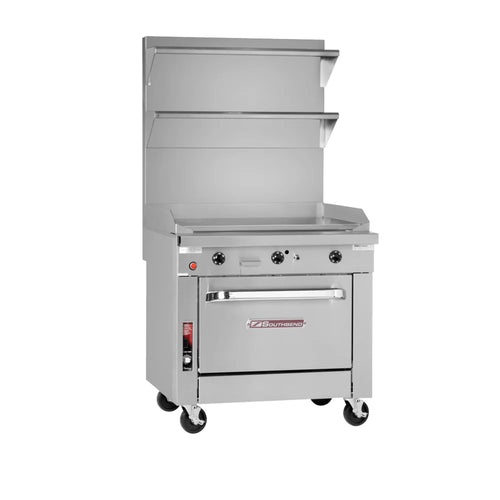 Southbend Platinum, P36A-GGG Gas, 36” Manual Griddle With Convection Oven 141000 Total Btu