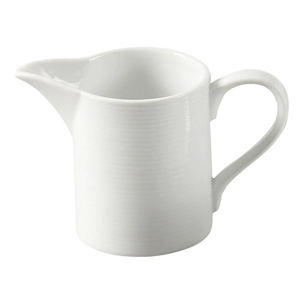 Yanco PA-PC Paris 3.5" Creamer with Handle, White Porcelain, 6.5oz - Pack of 36