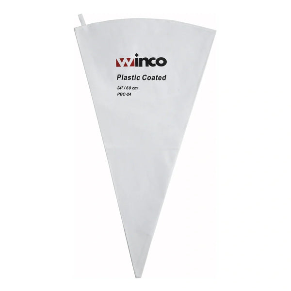 Winco PBC-24 24" Cotton Pastry Bag with Plastic Coating