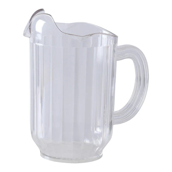 Yanco PC-060C Pitcher 5", 3-Spouts, Clear Plastic, 60 oz - Pack of 12