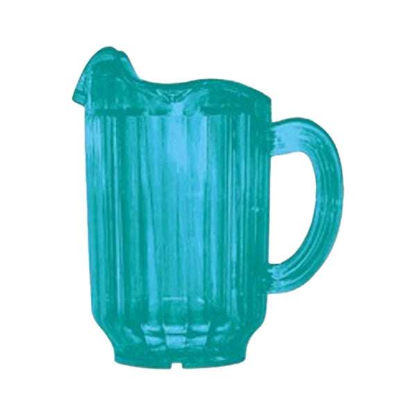 Yanco PC-060G Pitcher 5", 3-Spouts, Green Plastic, 60 oz - Pack of 12