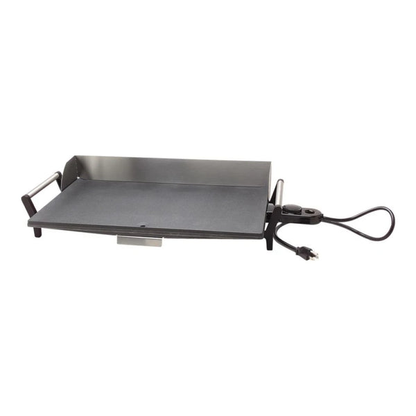 Cadco PCG-10C 21" x 12" Light-Duty Electric Countertop Griddle - 1,500W, 120V