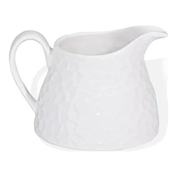 Furtino England Pebble 25.5cm/8.5" White Porcelain Jug/Creamer, Pack of 6