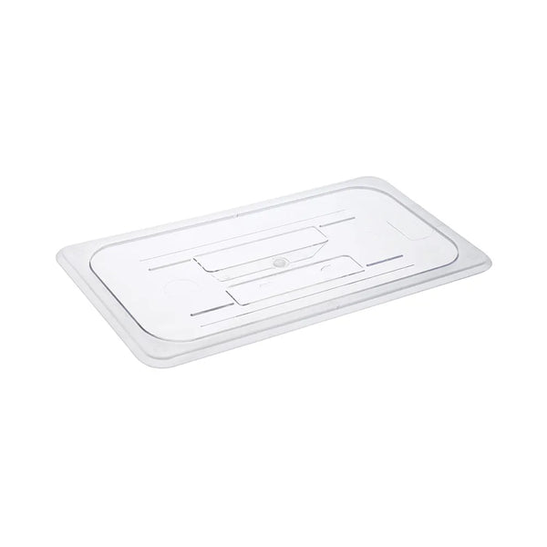 CAC China PCSD-TC Cover PC Food Pan Solid 1/3 Size /Each