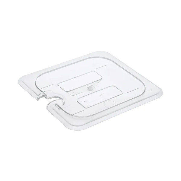 CAC China PCSL-SC Cover PC Food Pan Notched 1/6 Size /Each