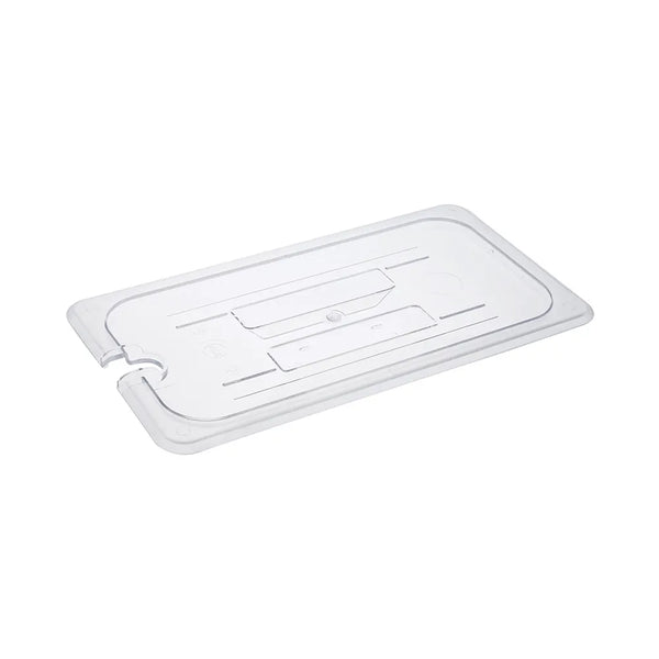 CAC China PCSL-TC Cover PC Food Pan Notched 1/3 Size /Each