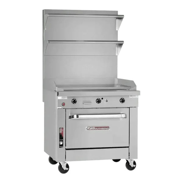 Southbend Platinum, PE12C-T Electric Range 12”, 1 12” X 24” Griddle With Cabinet Base