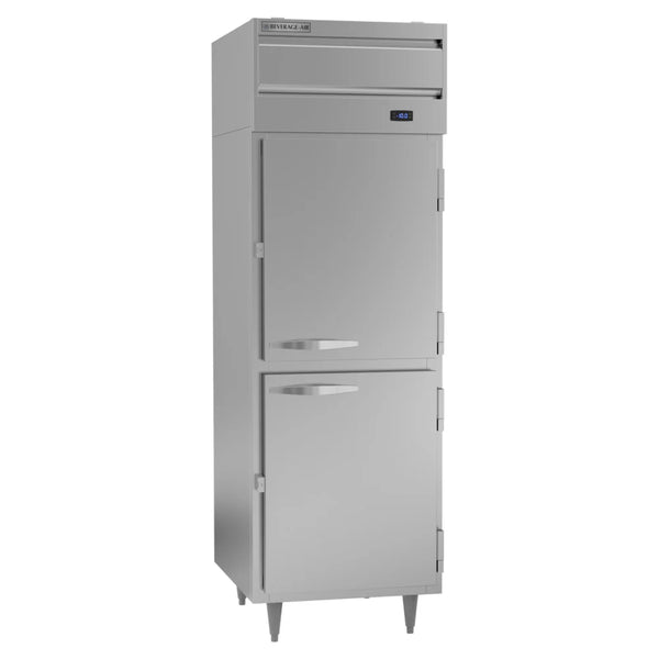 Beverage-Air P-Series PF1HC-1AHS 26 1/2" Top Mounted Solid Half Door Reach In Freezer