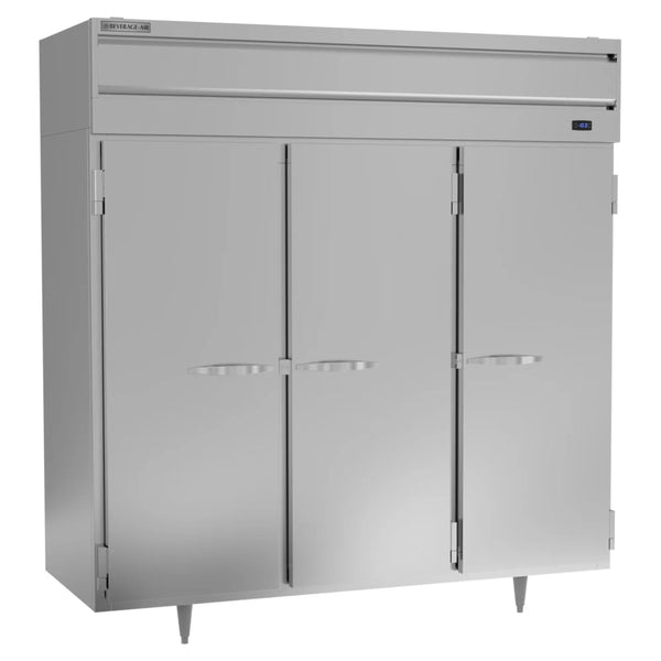 Beverage-Air P-Series PF3HC-1AHS 77 3/4" Top Mounted Solid Door Reach In Freezer