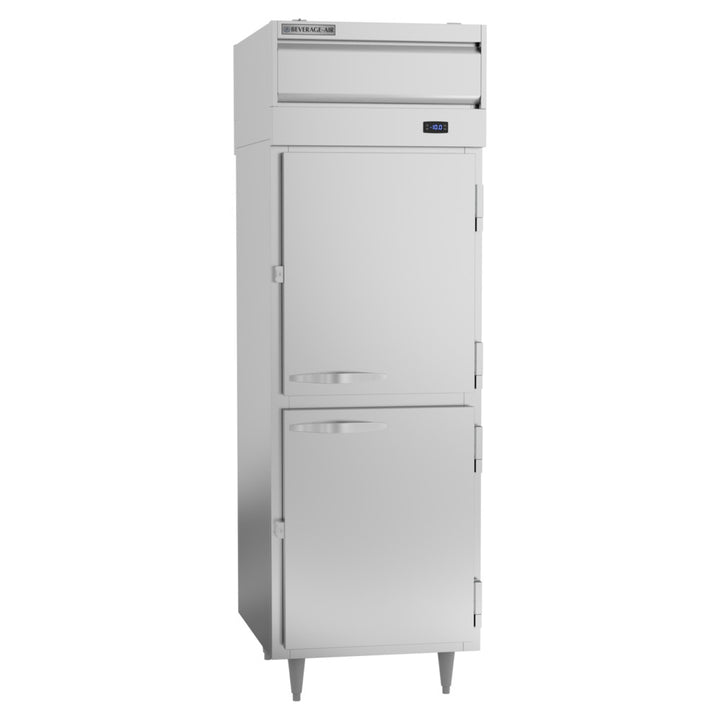 Beverage-Air P-Series PFD1HC-1AHS 26 1/2" Top Mounted Solid Door Pass Through Freezer