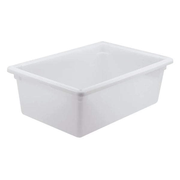 Winco PFFW-9 Polypropylene White Food Storage Box, 18" x 26" x 9"