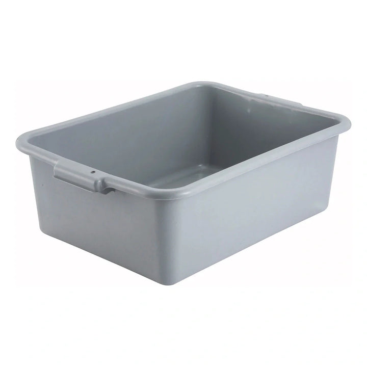 Winco PL-7G 7" Standard Weight Gray Dish Box