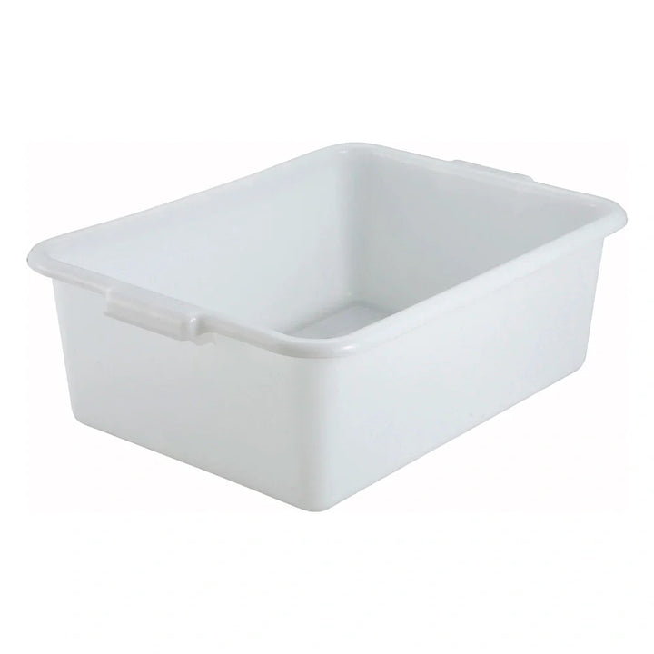 Winco PL-7W 7" White Polypropylene Dish Box