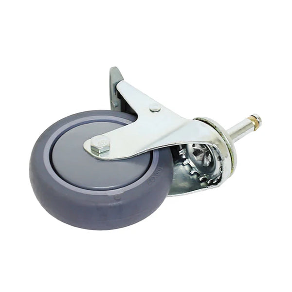 Thunder Group PLCB4140B 4" x 6-2/3" Polypropylene Caster With Brake For PLBC3316 & PLBC4019