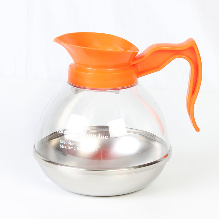 Thunder Group PLCD064D 64 oz Polycarbonate Coffee Decanter Orange