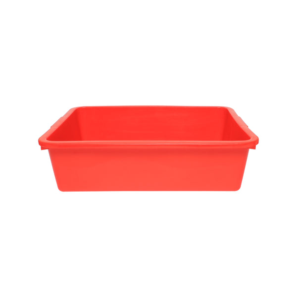 Thunder Group PLDB003 14-3/8" x 11-5/8" x 3-3/8" Polypropylene Bus Box with Outer Lips