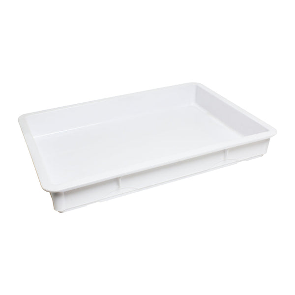 Thunder Group PLDB182603PP 18" x 26" x 3" Polypropylene Pizza Dough Box White