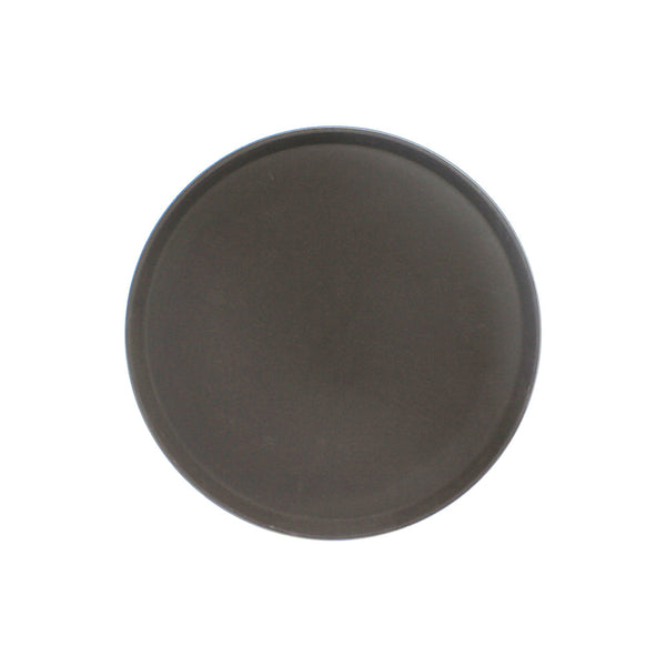 Thunder Group PLFT1100BR 11" Fiberglass Round Servicing Tray Brown