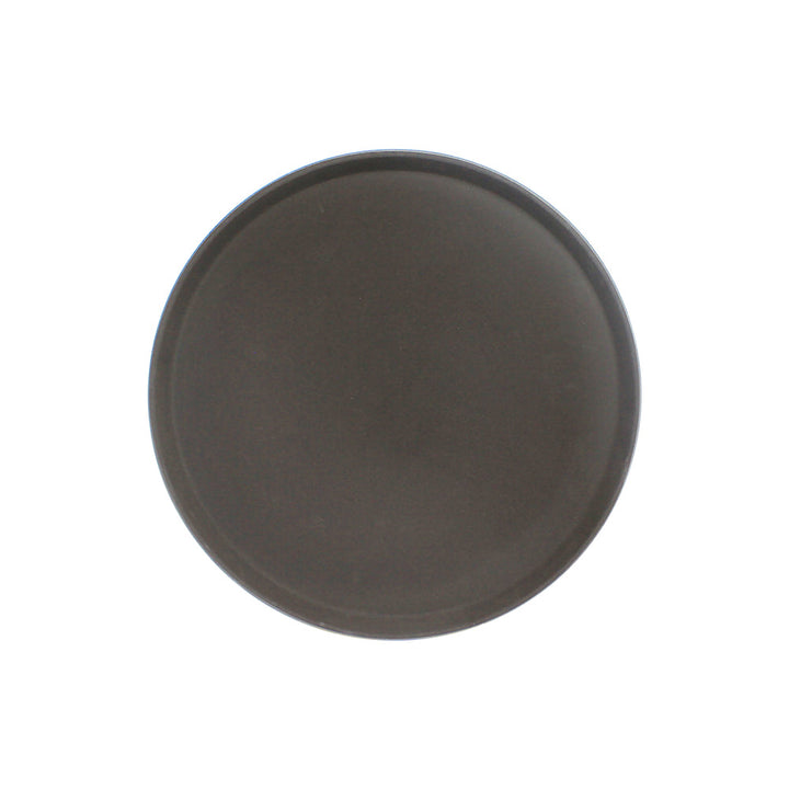 Thunder Group PLFT1400BR 14" Fiberglass Round Servicing Tray Brown