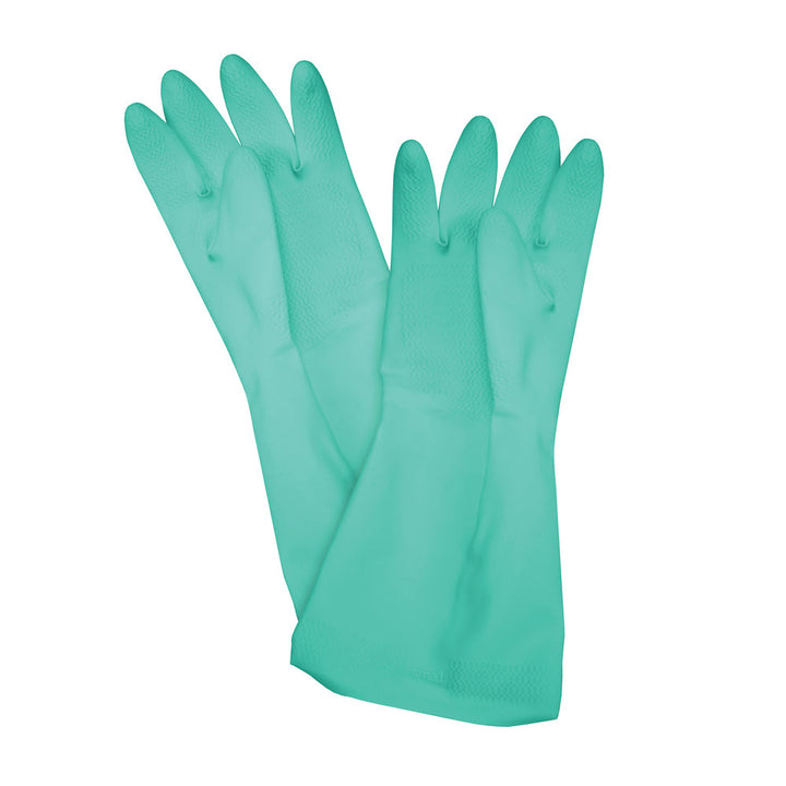 Thunder Group PLGL004GR 12" x 3-7/8" Latex Textured Gloves Green