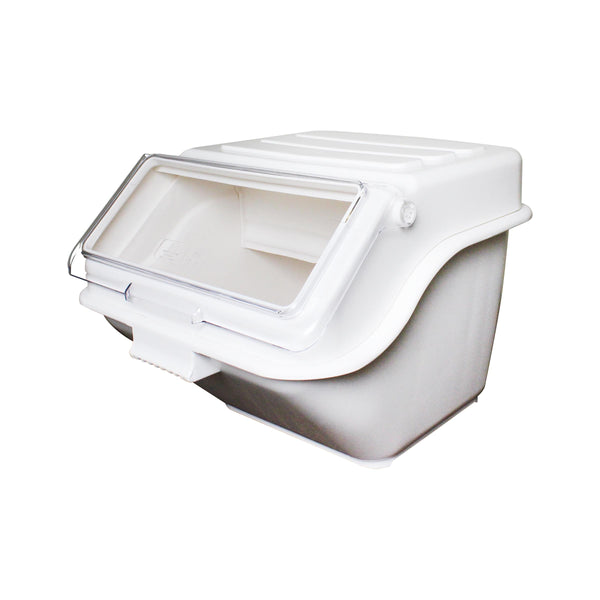 Thunder Group PLIB010S 10 Gallon Polypropylene Shelf Ingredient Bin With Lid And Scoop