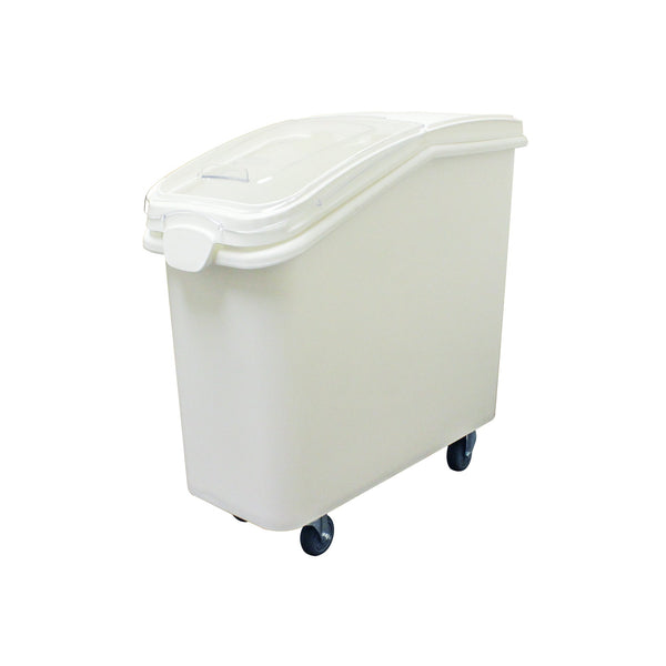 Thunder Group PLIB021C Ingredient Bin with Clear sliding lid and a Matching Color Scoop