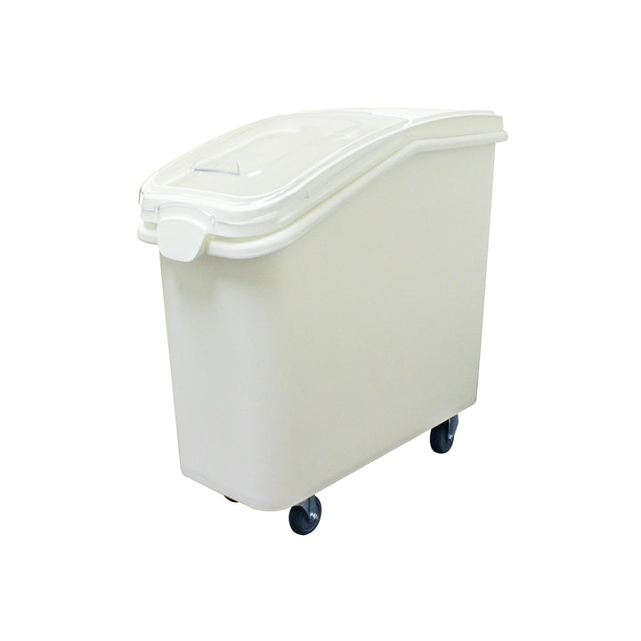 Thunder Group PLIB021C Ingredient Bin with Clear sliding lid and a Matching Color Scoop