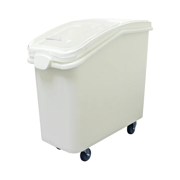 Thunder Group PLIB027C Ingredient Bin with Clear sliding lid and a Matching Color Scoop