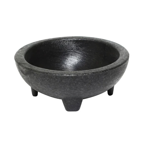 Thunder Group PLMJ004BK 4 oz Polypropylene Molcajete Salsa Bowl Black Pack of 4