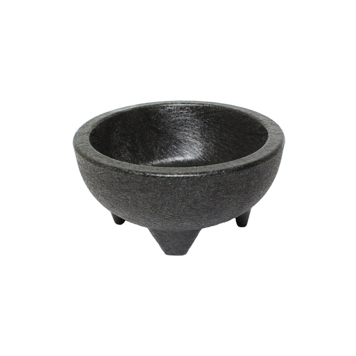 Thunder Group PLMJ010BK 10 oz Polypropylene Molcajete Salsa Bowl Black Pack of 4