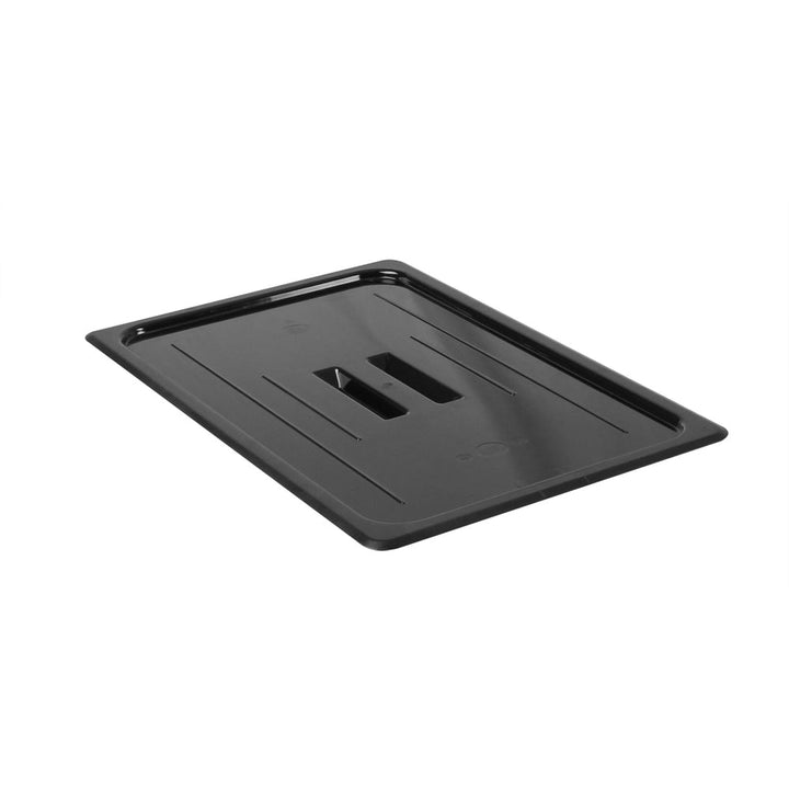 Thunder Group PLPA7000CBK Polycarbonate Black Solid Cover For Full Size Food Pan