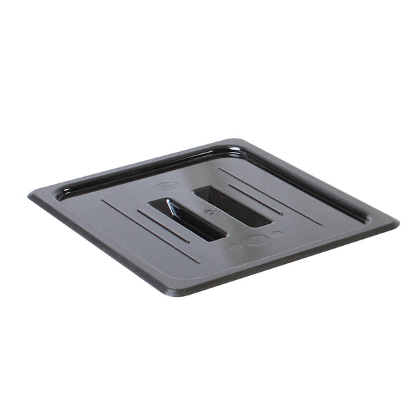 Thunder Group PLPA7120CBK Polycarbonate Black Solid Cover For Half Size Food Pan