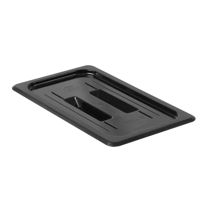 Thunder Group PLPA7130CBK Polycarbonate Black Solid Cover For Third Size Food Pan