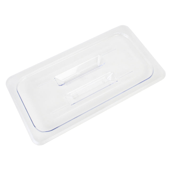 Thunder Group PLPA7130C Polycarbonate Clear Solid Cover For Third Size Food Pan